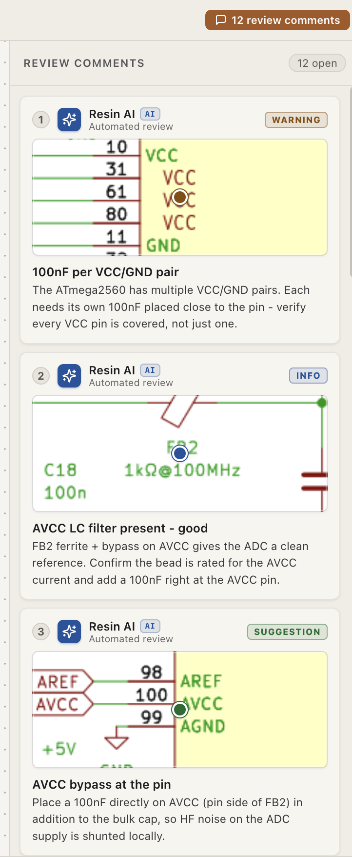 A review that reads like a senior engineer.